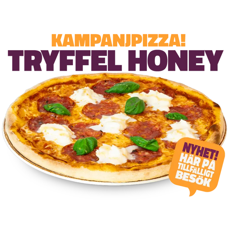 KAMPANJ PIZZA: Tryffel Honey